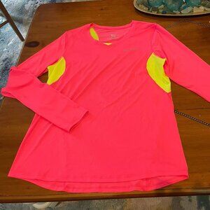 Brooks Womens XL Running Shirt Long Sleeve  Equilibrium Tech Stretch